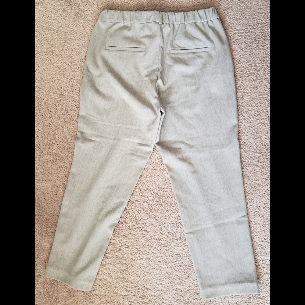 ZARA Trafaluc Collection Cropped Gray Pants Size M - Picture 5 of 7